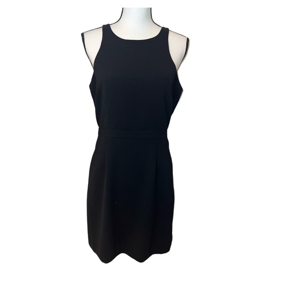 J Crew Womens Sleeveless A Line Dress Black Size 6 Polyester - Picture 1 of 9
